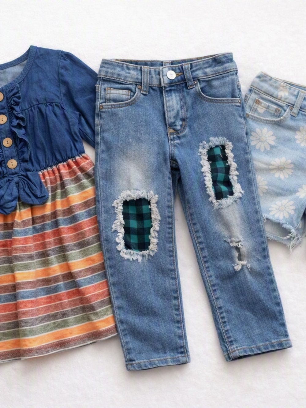 Girls’ Clothing Set – Size 6–7 (3 Pieces)